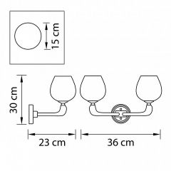 Бра Lightstar Delta 706622 | фото 3