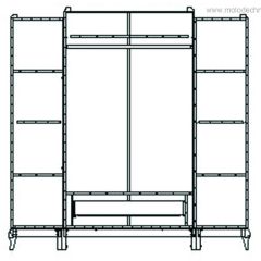 Шкаф для одежды Соната (ММ-283-01/04) | фото 2